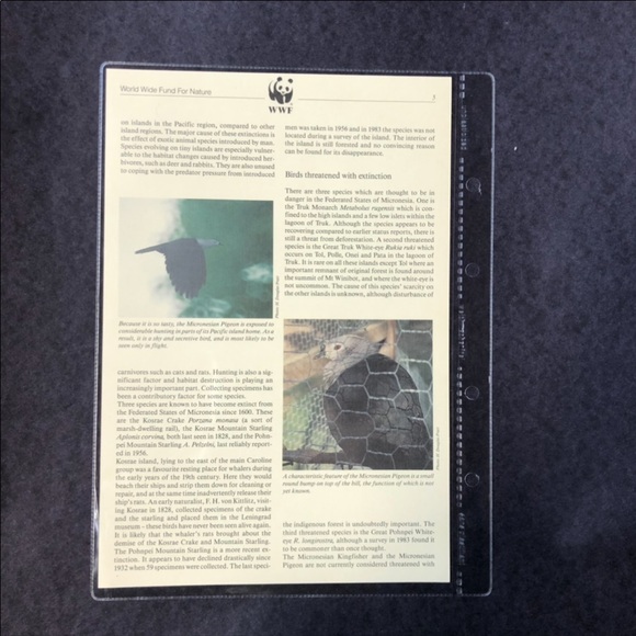 STAMPS Birds of Micronesia rare misprint! - Picture 8 of 15